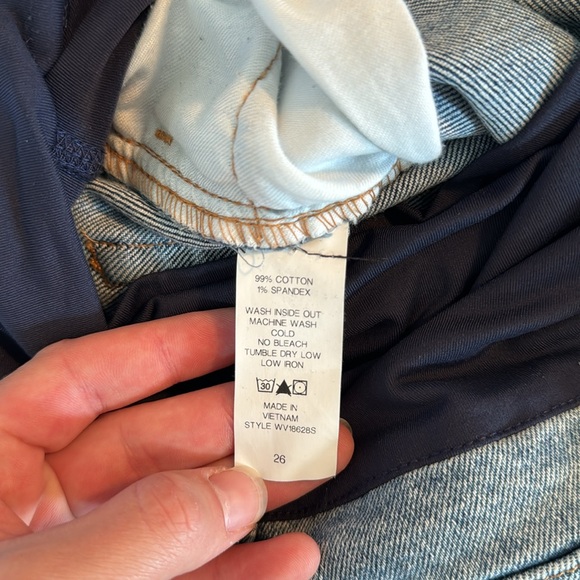 Pink blush Straight Leg Maternity Jeans - Picture 3 of 4